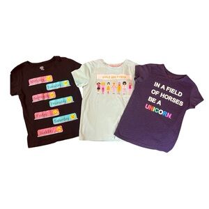 Little girls bundle 3-pack T-shirts